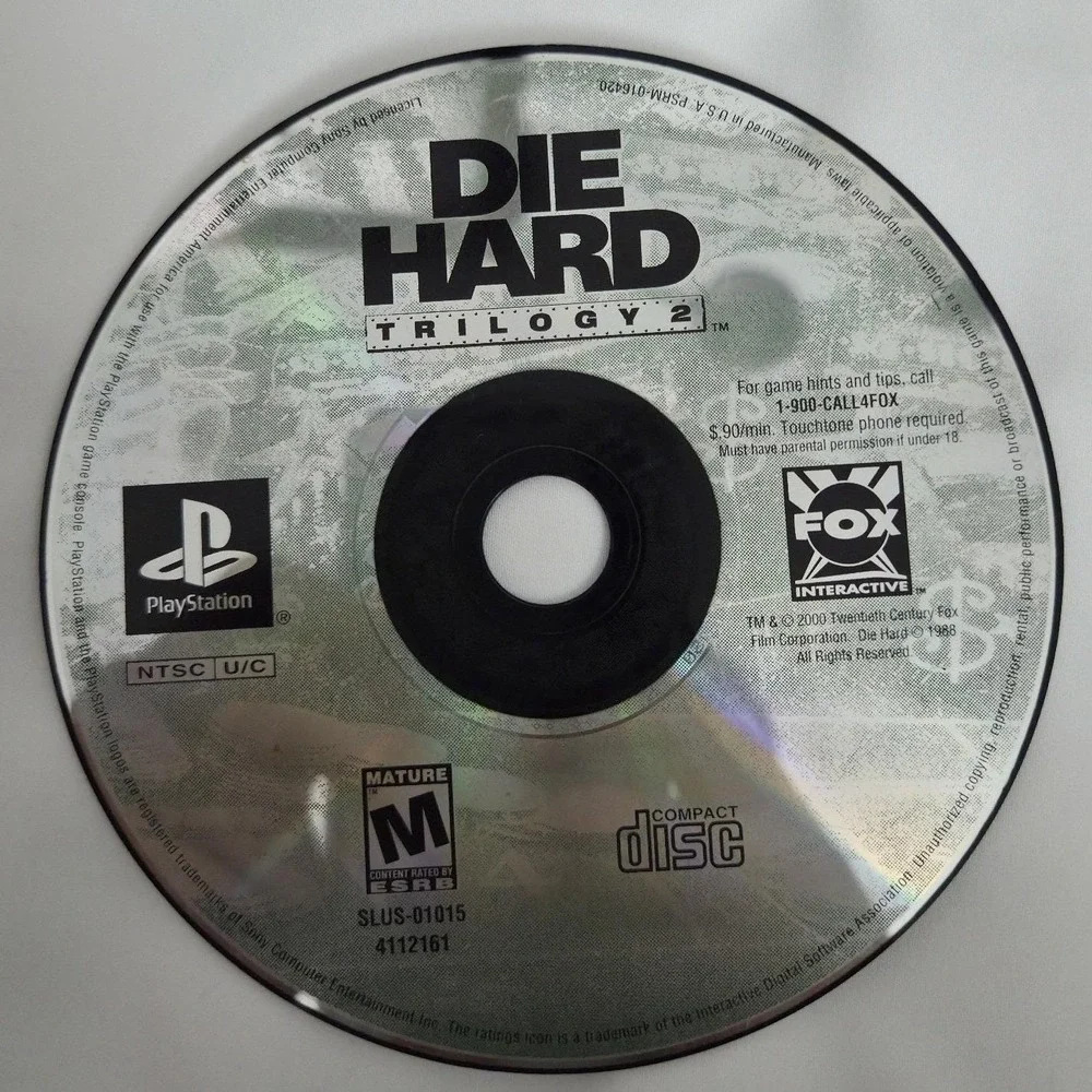 Die‎ Hard Trilogy 2 (Sony PlayStation 1, PS1, 2000) Disc Only - TESTED